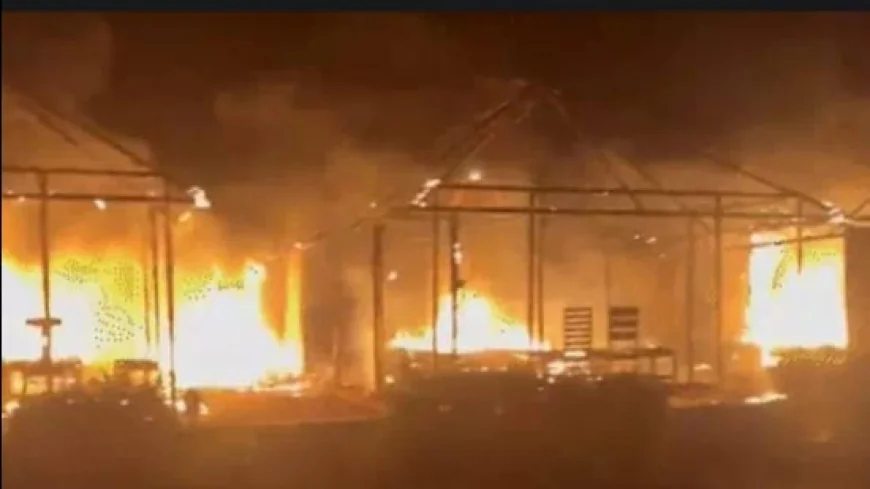 रेगिस्तानी स्वर्ग में आग का कहर जैसलमेर के सम सैंड ड्यून्स में जैन एम्पायर रिसॉर्ट की टेंट सिटी ध्वस्त, 5 लग्जरी टेंट राख.