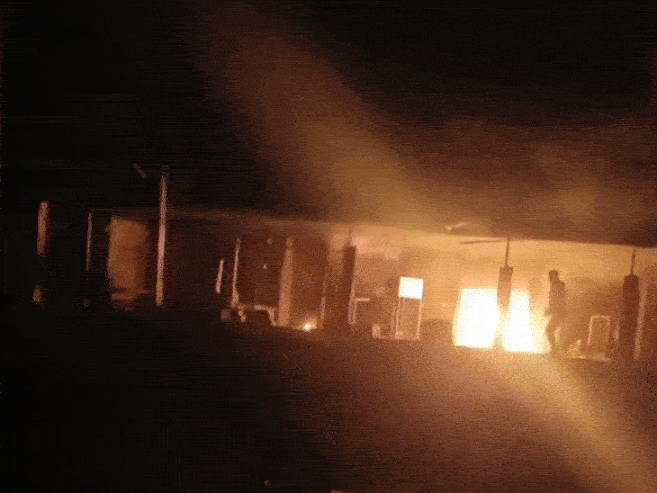 खेतड़ी में सिलेंडर ब्लास्ट एक झटके में उड़ गई दुकान, व्यापारी की दर्दनाक मौत.