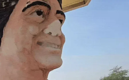 बाड़मेर में पूर्व पीएम इंदिरा गांधी की मूर्ति खंडित: असामाजिक तत्वों का कृत्य, कांग्रेसियों में उबाल