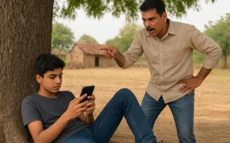 मोबाइल गेम की लत ने छीनी मासूम की जान: पिता के डांटने से नाराज होकर फंदे पर लटका आठवीं का छात्र