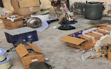 खेत के कुएं पर करोड़ों की एमडी ड्रग लैब का भंडाफोड़ NCB और पुलिस की संयुक्त कार्रवाई में उजागर हुआ बड़ा नशा नेटवर्क.