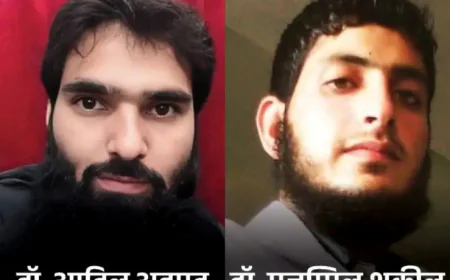 जम्मू-कश्मीर पुलिस की बड़ी कार्रवाई: 360 किलो विस्फोटक जब्त, 2 डॉक्टरों समेत 7 गिरफ्तार; आतंकी संगठनों से जुड़े तार