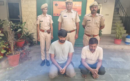 अपहरण की सनसनीखेज वारदात जोधपुर पुलिस का दांवतोड़ अभियान, दो फरार बदमाश धराए...