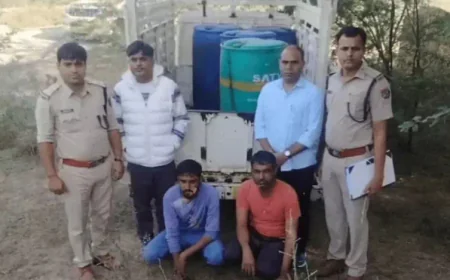 जोधपुर: रेलवे वैगन से डीजल चोरी करने वाली गैंग के दो आरोपी गिरफ्तार, 880 लीटर फ्यूल बरामद