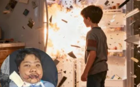 फ्रिज खोला और हुआ अचानक धमाका! बच्चे का चेहरा झुलसा, 108 हड्डियां टूटीं.....