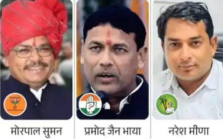 मतगणना स्थल के बाहर तनावपूर्ण माहौल: नारेबाजी, बैरिकेडिंग और पुलिस की सख्ती