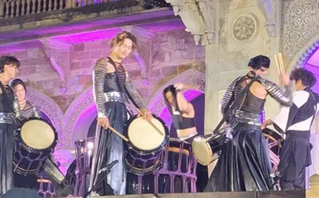 जापान के ड्रम ताओ ने जयपुर में मचाया धमाल: फोक सिंगर स्वरूप खान ने केसरिया बालम से किया पर्यटकों का स्वागत, अल्बर्ट हॉल पर दिखी जुगलबंदी