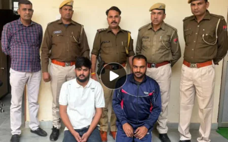 जेल में बंद गैंगस्टर के इशारे पर ट्रांसपोर्ट कारोबारी को धमकी: 2 साल से जान-पहचान, ड्राइवरों को निशाना बनाकर साजिश रची; पुलिस ने आरोपियों को 8 दिनों का रिमांड लिया