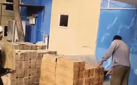 गाजरों की आड़ में शराब की तस्करी: उदयपुर के खेरवाड़ा पुलिस ने गुजरात जा रही पिकअप को पकड़ा, 80 कार्टन अवैध शराब जब्त