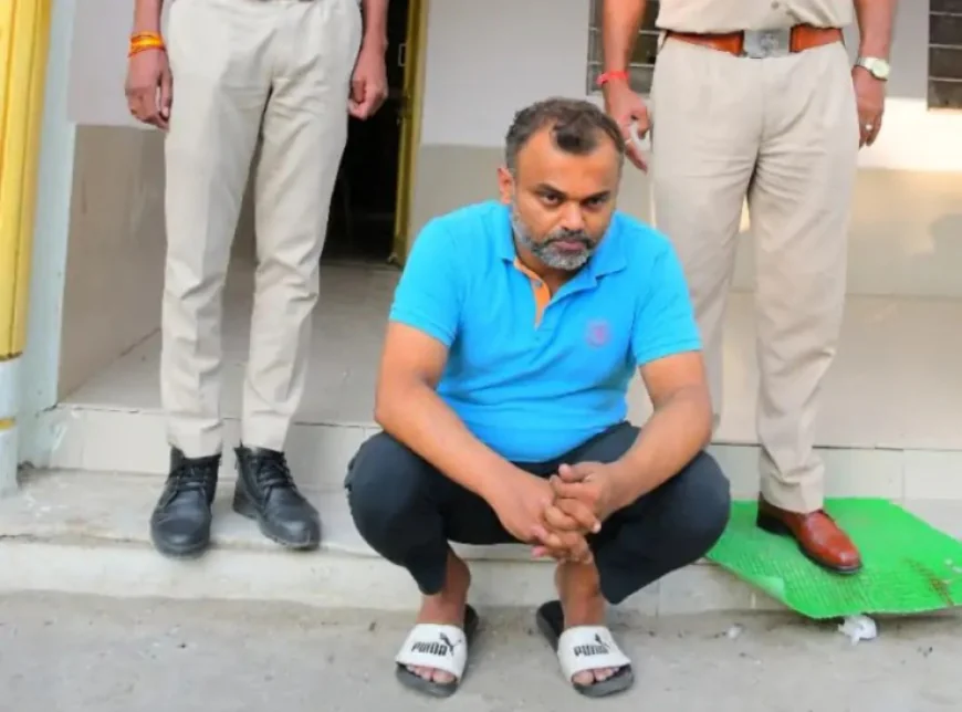 100 करोड़ की ड्रग फैक्ट्री के लिए केमिकल सप्लाई करने वाला गिरफ्तार: पेशी के दौरान मुंह छिपाकर निकला, पुलिस ने महाराष्ट्र से पकड़कर लाई