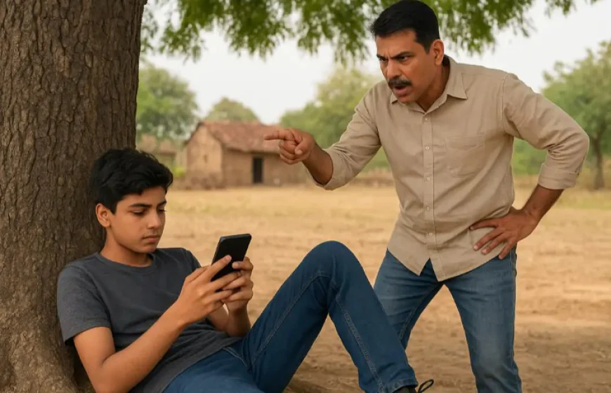 मोबाइल गेम की लत ने छीनी मासूम की जान: पिता के डांटने से नाराज होकर फंदे पर लटका आठवीं का छात्र