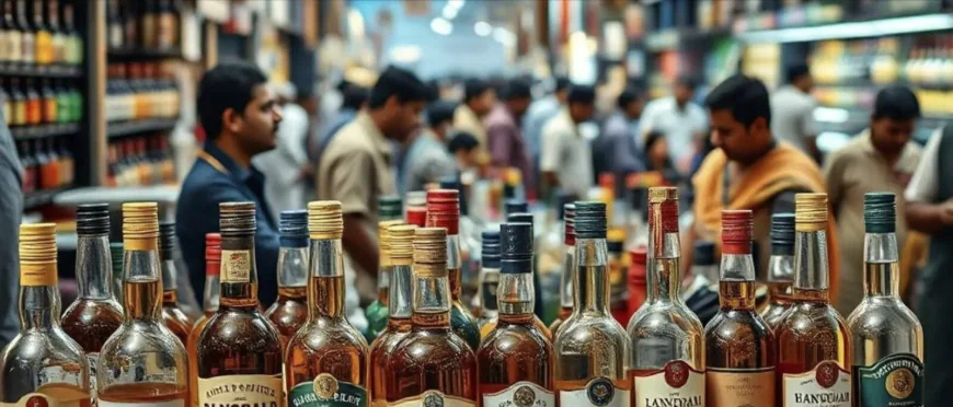 चौराहे पर शराब का ठेका  महिलाओं और बच्चों के लिया बना खतरा ग्रामीणों में अब आंदोलन की आग!