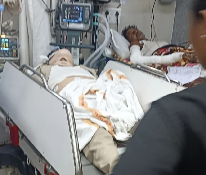 ड्यूटी की राह में मौत का साया कार की रफ्तार ने तोड़ा कांस्टेबल का सपना, सिर पर गंभीर चोट.