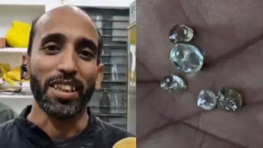 पन्ना की मिट्टी में चमके 5 हीरे किसान ब्रजेंद्र की मेहनत रंग लाई, 5.79 कैरेट के रत्नों से बदलेगी परिवार की किस्मत!