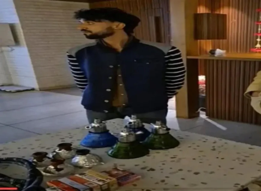 उदयपुर में अवैध हुक्का बार और शराब बिक्री पर पुलिस की बड़ी कार्रवाई: 34 हुक्का-फ्लेवर जब्त, 30 हजार की शराब पकड़ी, एक गिरफ्तार