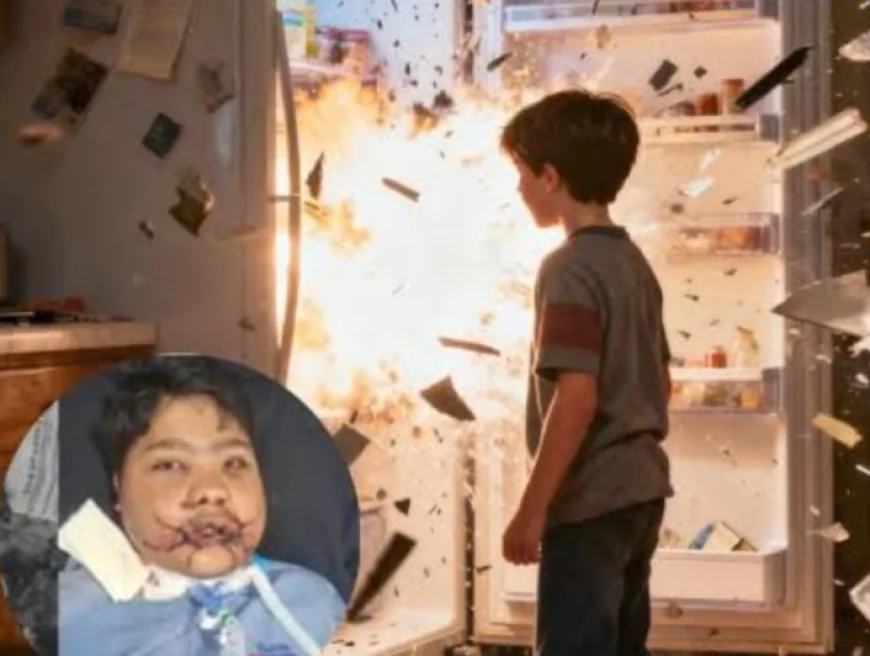 फ्रिज खोला और हुआ अचानक धमाका! बच्चे का चेहरा झुलसा, 108 हड्डियां टूटीं.....