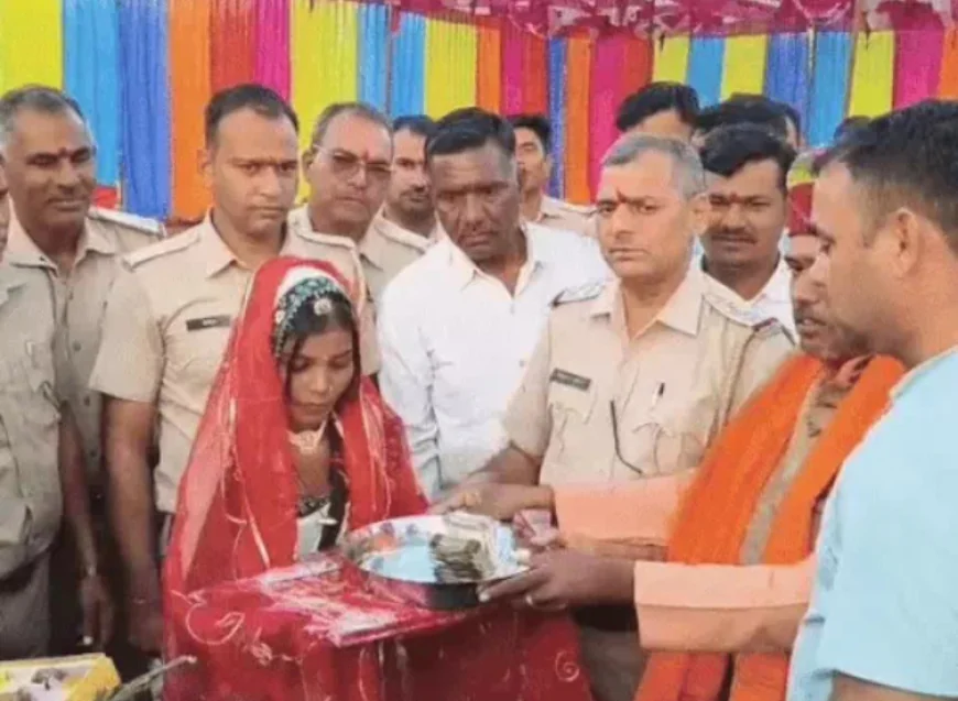 अजमेर में पुलिस ने भरा अनाथ बेटी का मायरा: दुल्हन की आंखें भर आईं, नानी-मामा ने दिया सहारा