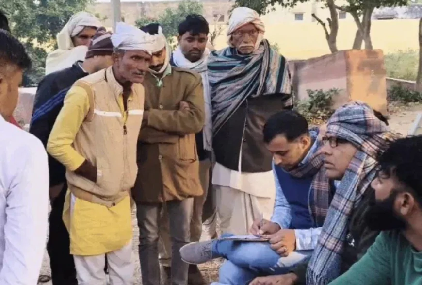 वाहन की टक्कर से दो बाइक सवार दोस्तों की दर्दनाक मौत: मजदूरों से बातचीत के लिए भरतपुर आए थे, बाइक नंबर से हुई पहचान