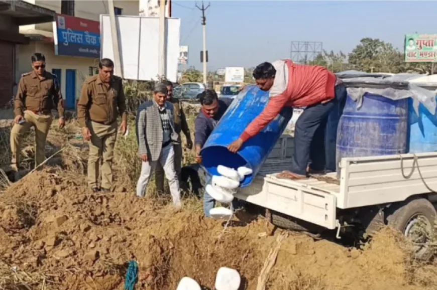 शादियों के सीजन में मिलावटखोरों पर पुलिस का धावा 700 किलो जहरीला पनीर पकड़ा, मेहमानों की जान बची!