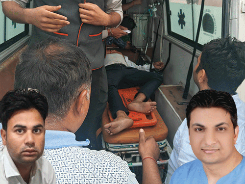 वंदे भारत एक्सप्रेस ट्रेन में कैटरिंग मैनेजर को फोन पर बात करते आया हार्ट अटैक दो डॉक्टरों की CPR ने लौटाई जान.