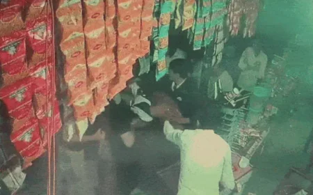 व्यापारियों पर जानलेवा हमला: कपड़े फाड़े, लात-घूसों से पीटा, गाड़ी चढ़ाने की कोशिश; सीसीटीवी में कैद हुई घटना, शराब के पैसे के विवाद में बदमाशों का तांडव