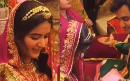 इंद्रेश उपाध्याय महाराज की रॉयल वेडिंग ताज आमेर में आज वैदिक रीति से लेंगे सात फेरे, मंगेतर शिप्रा शर्मा ने खुद लगाई हाथों में मेहंदी.