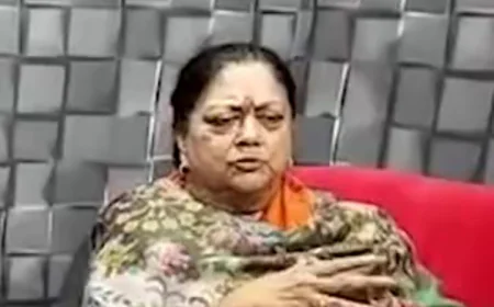 वसुंधरा राजे का अजमेर में जोरदार संदेश: 'मैं आपको काटूं, आप सबको काटो' वाली राजनीति छोड़ें, एकजुट होकर राजस्थान का विकास करें