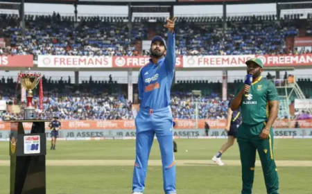 भारत vs दक्षिण अफ्रीका: तीसरे वनडे में शानदार शुरुआत, अर्शदीप सिंह ने पहले ओवर में झटका विकेट