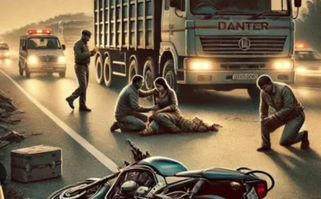 कोटा में सड़क हादसे का दर्दनाक मामला: तेज रफ्तार कार ने बाइक को मारी जोरदार टक्कर, पत्नी की अस्पताल में मौत