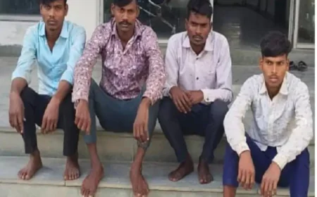 उदयपुर: हत्या के मामले में 4 आरोपी गिरफ्तार, 4 नाबालिग हिरासत में; जंगलों में छिपे थे अपराधी, 6 माह की मशक्कत के बाद पुलिस को मिली सफलता
