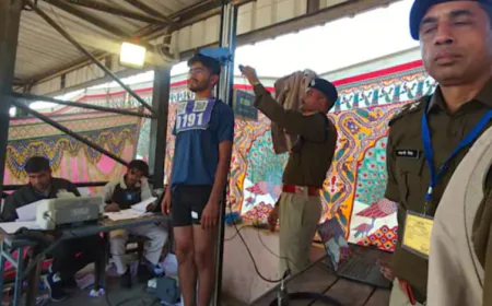 अजमेर में राजस्थान पुलिस कॉन्स्टेबल भर्ती : फिजिकल टेस्ट का दूसरा दिन, ब्यावर जिले के 1100 अभ्यर्थी बुलाए गए