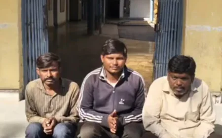 कोटा में सोने के टॉप्स की ठगी : असली नोट दिखाकर कागज की गड्डी थमाई, तीन ठग गिरफ्तार