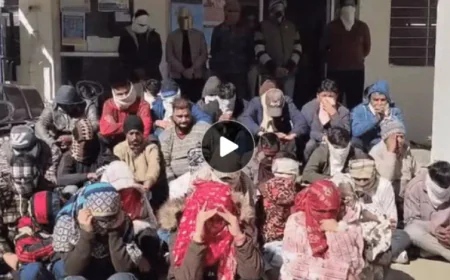 उदयपुर के होटल इंद्रप्रस्थ में अवैध देह व्यापार का भंडाफोड़: 39 युवक-युवतियां सहित संचालक गिरफ्तार