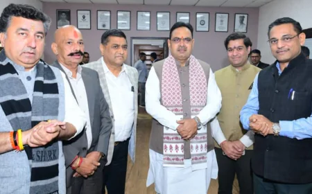 महेश्वरी समाज के MGMC महासम्मेलन में शामिल होने का CM भजनलाल शर्मा को न्योता, जोधपुर में जुटेंगे देश-विदेश से 50 हजार से अधिक समाजबंधु.