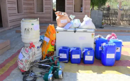 बाड़मेर में एमडी ड्रग्स बनाने की अवैध फैक्ट्री का पर्दाफाश: 80 करोड़ की ड्रग्स बरामद, मुख्य आरोपी फरार