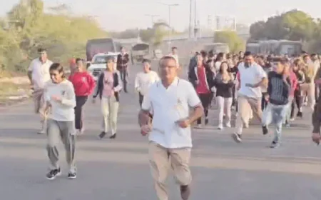 बाड़मेर में ‘रन फॉर विकसित राजस्थान’: युवाओं का जोश, पुलिस का उत्साह और विकास का संकल्प