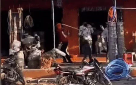 ब्यावर में दुकानदार पर बदमाशों का बर्बर हमला: शराब के लिए पैसे मांगने पर लाठी-डंडों से पीटा, वीडियो वायरल