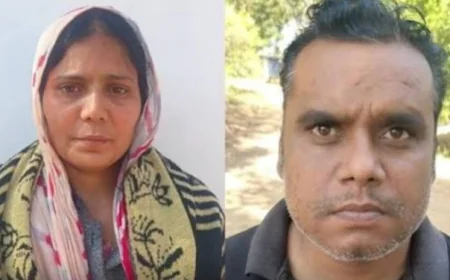 अवैध संबंधों के चलते पत्नी ने प्रेमी के साथ मिलकर पति की हत्या शव दिल्ली-मुंबई एक्सप्रेसवे के पास फेंका.