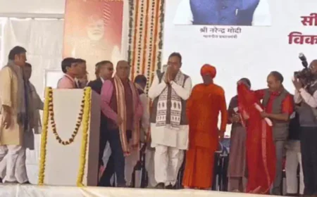 सीकर में मुख्यमंत्री भजनलाल शर्मा का कांग्रेस पर तीखा प्रहार: "जो मिला वो खाया, कांग्रेस का हाजमा बड़ा"