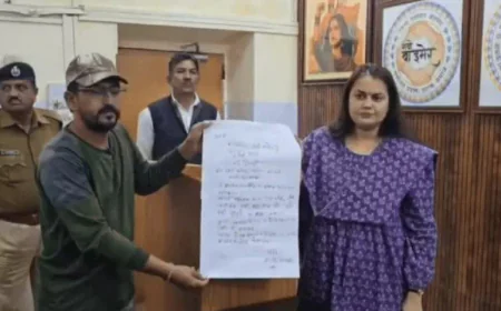 अरावली संरक्षण: ग्रीनमैन नरपतसिंह राजपुरोहित ने खून से लिखी चिट्ठी, कलेक्टर टीना डाबी को सौंपी