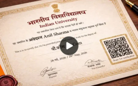 राजस्थान में फर्जी डिग्री पर लगेगी लगाम: विश्वविद्यालयों के सभी प्रमाण-पत्रों पर अनिवार्य होगा QR कोड