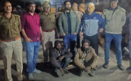 पाली-किशनगढ़ आबकारी टीम की बड़ी कार्रवाई: प्लास्टिक थैलियों की आड़ में छुपाकर ले जाई जा रही 50 लाख की अवैध शराब पकड़ी, दो तस्कर गिरफ्तार