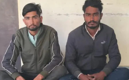 सीकर में किसानों के खेतों के गेट चोरी का मामला: दो आरोपी गिरफ्तार, पांच लोहे के गेट बरामद