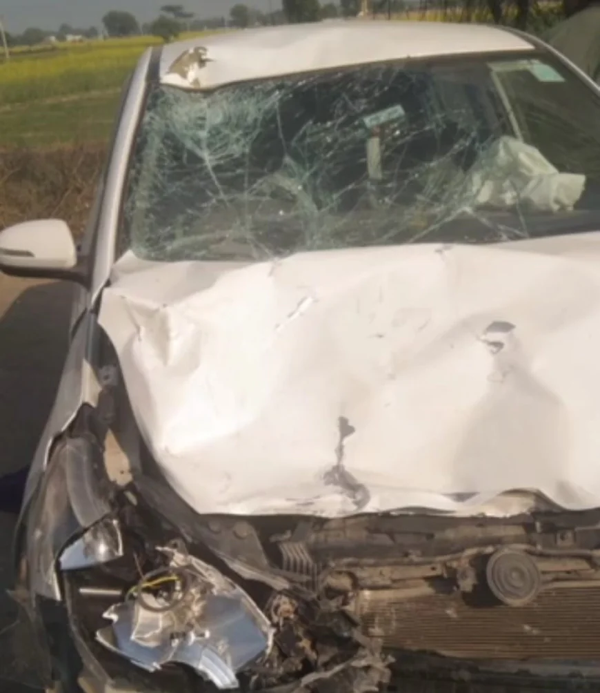 भरतपुर में दर्दनाक सड़क हादसा: कार की तेज रफ्तार से पिता-बेटी की बेरहमी से मौत, ड्राइवर फरार