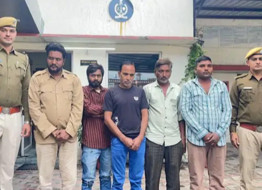 अजमेर में जुआ खेलते पकड़े गए 5 जुआरियों को पुलिस ने किया गिरफ्तार: मुखबिर की सूचना पर छापा, 1.47 लाख रुपये की नकदी जब्त