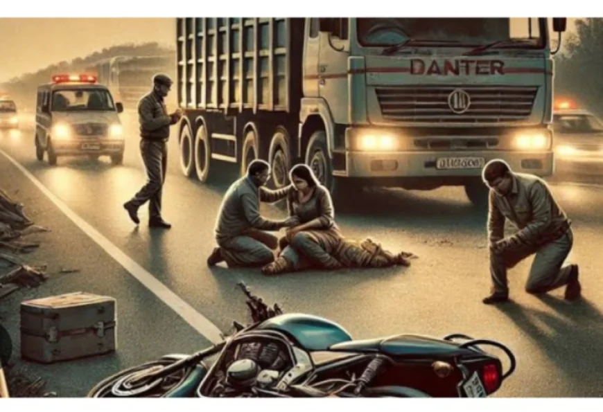 कोटा में सड़क हादसे का दर्दनाक मामला: तेज रफ्तार कार ने बाइक को मारी जोरदार टक्कर, पत्नी की अस्पताल में मौत