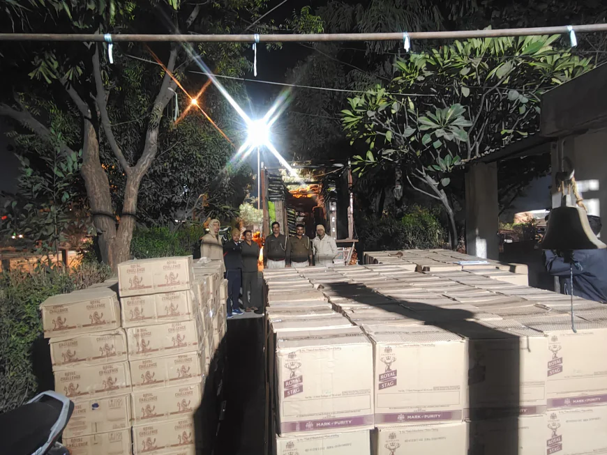 सिरोही के आबूरोड से बड़ी खबर: अवैध शराब तस्करी पर रीको पुलिस की सफल कार्रवाई