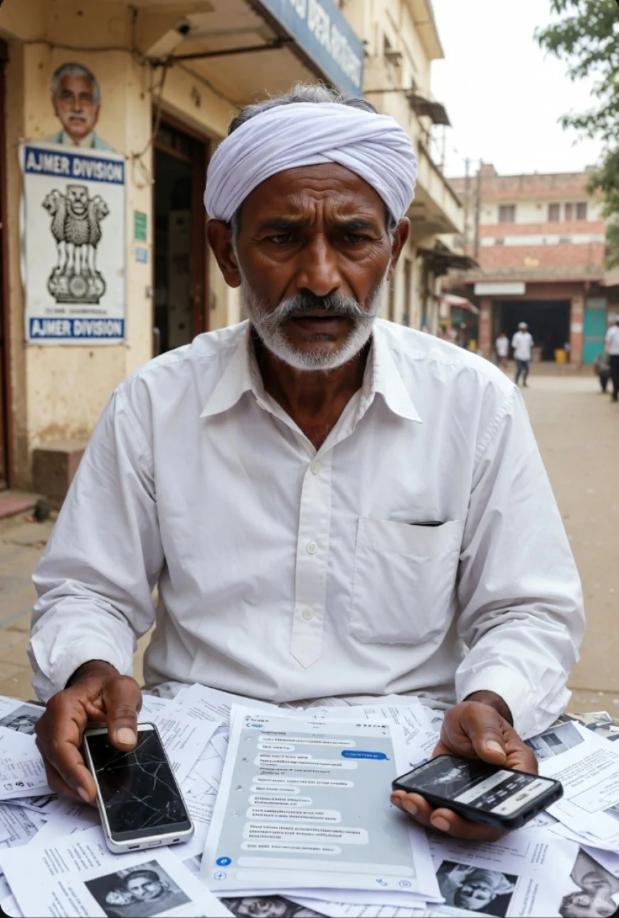 अजमेर में रिटायर्ड लोको पायलट से 9.94 लाख रुपये की ऑनलाइन ठगी: पेंशन शुरू करने के बहाने मोबाइल हैक कर निकाले पैसे