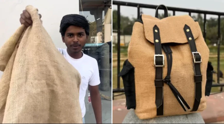 बोरे से स्टाइलिश बैग बनाकर हजारों की कमाई: सोशल मीडिया पर वायरल देसी इनोवेशन की पूरी कहानी
