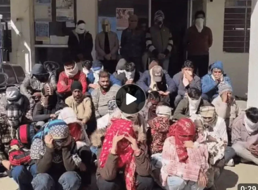 उदयपुर के होटल इंद्रप्रस्थ में अवैध देह व्यापार का भंडाफोड़: 39 युवक-युवतियां सहित संचालक गिरफ्तार